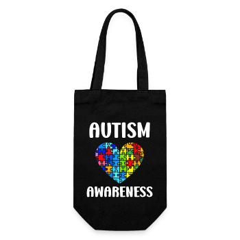 sensibilisation a l'autisme autiste - Sac à bouteille - noir - Devant