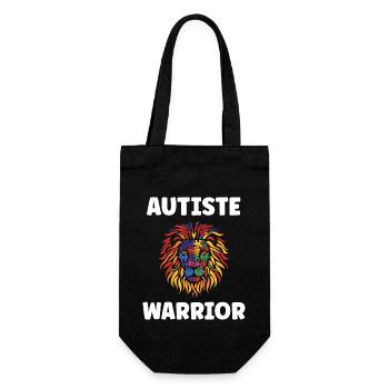 sensibilisation a l'autisme autiste - Sac à bouteille - noir - Devant