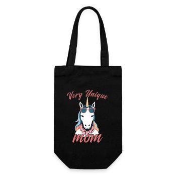 Licorne maman licornes aimant très Unique - Sac à bouteille - noir - Devant