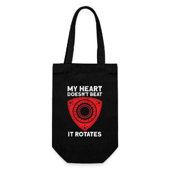 Rotary Wankel Motor Torque Car Engineering Tuning - Gift Bag for Bottles - black - Front