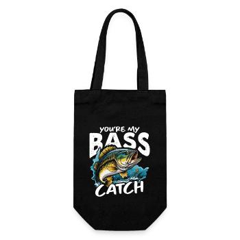 Bass Fishing Vous êtes mon amateur de pêche à l’achigan - Sac à bouteille - noir - Devant