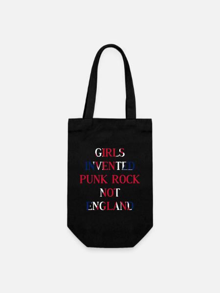 LES FILLES ONT INVENTÉ LE PUNK ROCK, PAS L’ANGLETERRE – UNION JACK - Sac à bouteille - noir