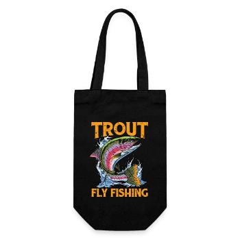 La pêche à la mouche à la truite aime la pêche sportive - Sac à bouteille - noir - Devant
