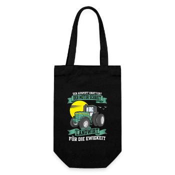 Agriculteur pour l’éternité Agriculteur agricole - Sac à bouteille - noir - Devant