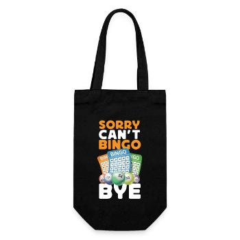 Joueur de bingo désolé ne peut pas bingo bye - Sac à bouteille - noir - Devant