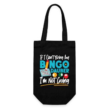 Bingo Player If I Can't Bring My - Geschenkbeutel für Flaschen - Schwarz - Vorne
