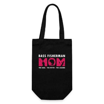Pêcheur d’achigan Maman L’idole Le mythe Amateur de pêche - Sac à bouteille - noir - Devant