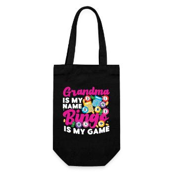 Bingo Player Grandma Grandma Is My - Gift Bag for Bottles - black - Front