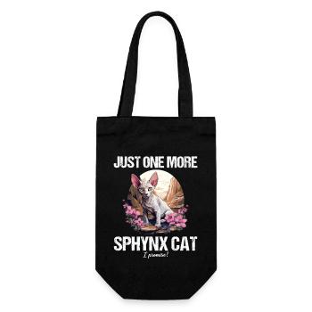 Sphynx Kitten Sphynx Cat - Gift Bag for Bottles - black - Front