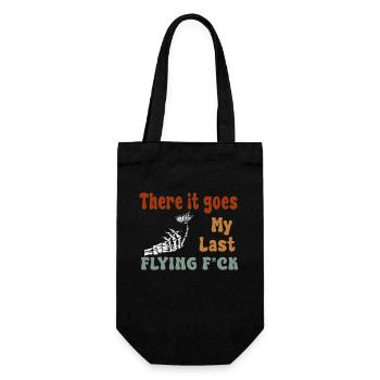There It Goes My Last Flying F - Gift Bag for Bottles - black - Front