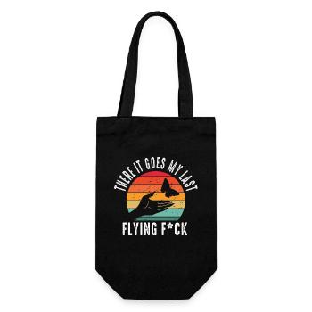 There It Goes My Last Flying F - Gift Bag for Bottles - black - Front