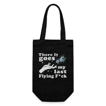 There It Goes My Last Flying F - Gift Bag for Bottles - black - Front