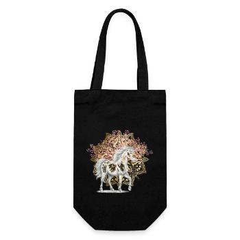 Mythologie Licornes Licorne Créatures mythiques Fable - Sac à bouteille - noir - Devant