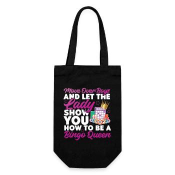 Joueur de bingo fille femme se déplacer - Sac à bouteille - noir - Devant