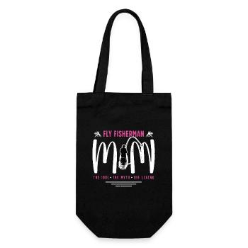 Pêcheur à la mouche Maman L’idole Le mythe Chasse au poisson - Sac à bouteille - noir - Devant
