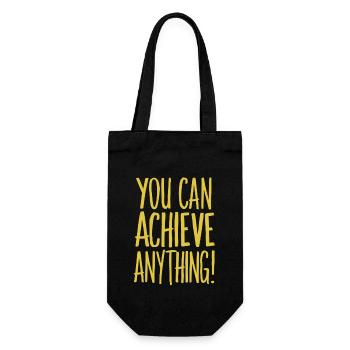 Vous pouvez tout réaliser - Motivation - Sac à bouteille - noir - Devant
