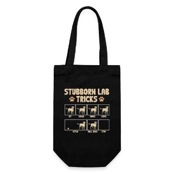 Labrador Retriever jaune - Sac à bouteille - noir - Devant