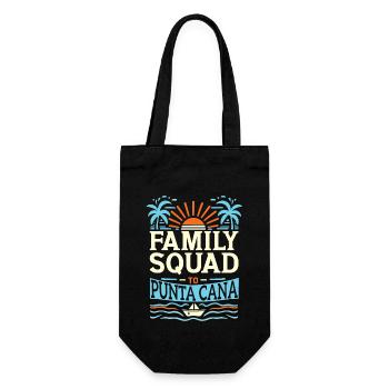 Escouade de vacances en famille Punta Cana 2024 vacances d’été - Sac à bouteille - noir - Devant