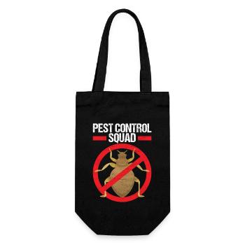 Pest Control Exterminator - Gift Bag for Bottles - black - Front