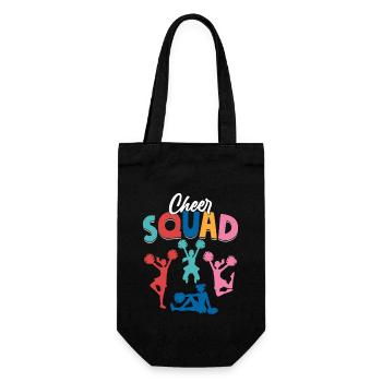 Cheer Squad Cheerleader Cheerleading - Geschenkbeutel für Flaschen - Schwarz - Vorne