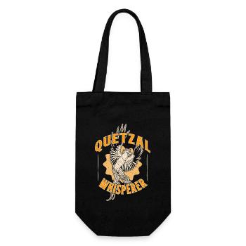 National Vogel Quetzal Guatemala Symbol - Geschenkbeutel für Flaschen - Schwarz - Vorne