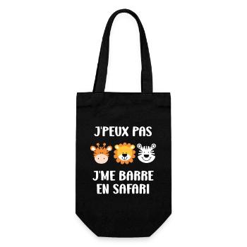 humour safari - Sac à bouteille - noir - Devant