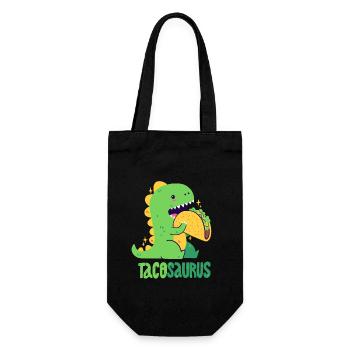 Tacosaurus - Gift Bag for Bottles - black - Front