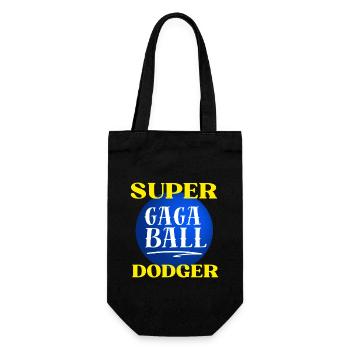 My Planet Is Gaga Ball Dodgeball Hexagon Pit - Gift Bag for Bottles - black - Front