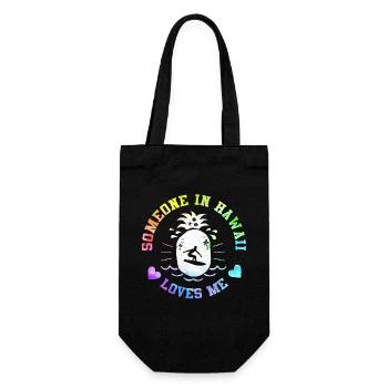 Someone In Hawaii Loves Me - Gift Bag for Bottles - black - Front
