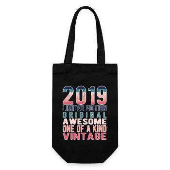 Edition limitée depuis 2019 Anniversaire Millésime 2019 - Sac à bouteille - noir - Devant