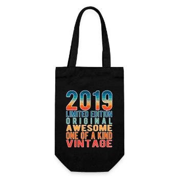 Edition limitée depuis 2019 Anniversaire Millésime 2019 - Sac à bouteille - noir - Devant