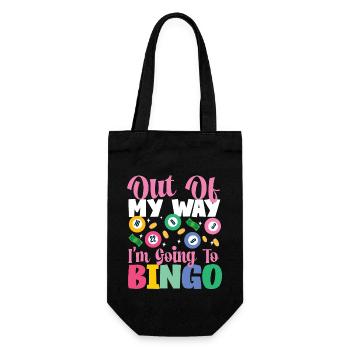 Bingo Player Out Of My Way I'm - Gift Bag for Bottles - black - Front