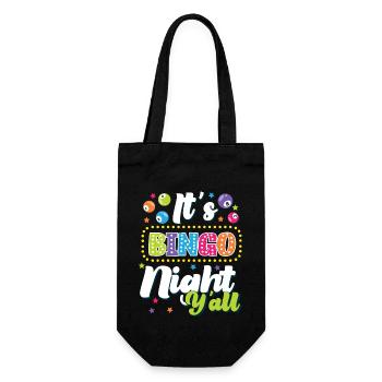 Bingo Player It's Bingo Night - Gift Bag for Bottles - black - Front