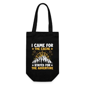 Géocaching Géocache Géocacher Funny Geocacher Sayi - Sac à bouteille - noir - Devant