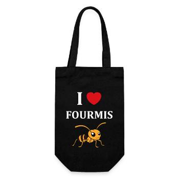 Humour fourmis - Sac à bouteille - noir - Devant