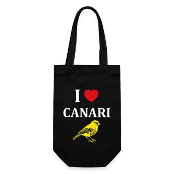 Humour Canari - Sac à bouteille - noir - Devant
