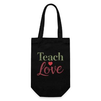 Sonderpädagogik-lehrer „sped Teacher Inclusion“ - Gift Bag for Bottles - black - Front