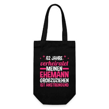 Mariage Aquarium Mariage 62 ans mariage - Sac à bouteille - noir - Devant