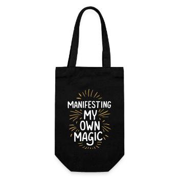 Manifest Your Own Magic - Gift Bag for Bottles - black - Front