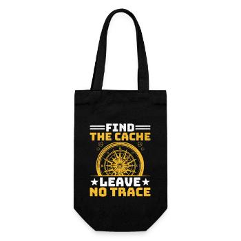 Géocaching Géocache Géocacher Funny Geocacher Sayi - Sac à bouteille - noir - Devant