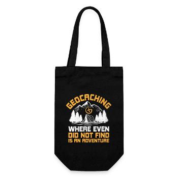 Géocaching Géocache Géocacher Funny Geocacher Sayi - Sac à bouteille - noir - Devant