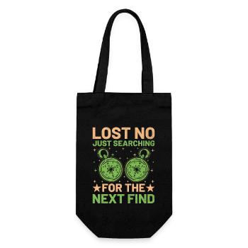Géocaching Géocache Géocacher Funny Geocacher Sayi - Sac à bouteille - noir - Devant