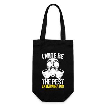 Pest Control Exterminator - Gift Bag for Bottles - black - Front