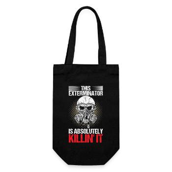 Pest Control Exterminator - Gift Bag for Bottles - black - Front