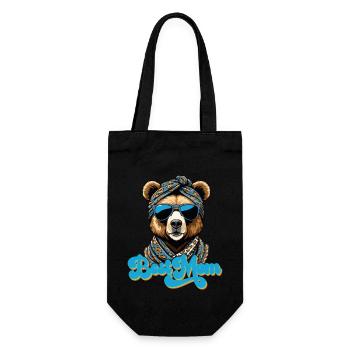 Meilleure maman drôle maman ours mère ours design - Sac à bouteille - noir - Devant