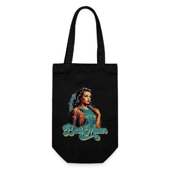 Best Mom Proud Mother Mother's Day Design - Gift Bag for Bottles - black - Front
