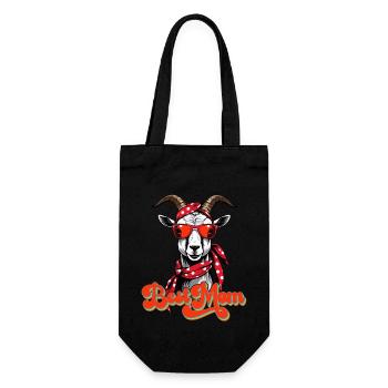 Meilleure maman drôle de maman chèvre parfaite pour la fête des mères - Sac à bouteille - noir - Devant