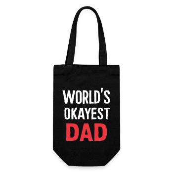 Le meilleur papa le plus correct du monde - Sac à bouteille - noir - Devant