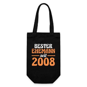 Meilleur mari de la Saint-Valentin depuis 2008 - Sac à bouteille - noir - Devant