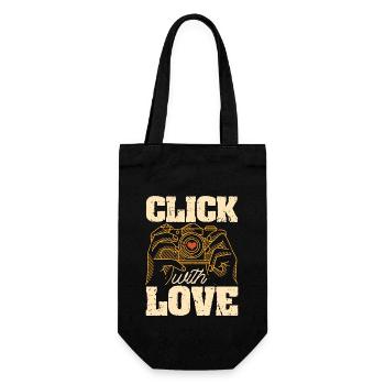 Photographe Click With Love Photo Shoot Cameraman - Sac à bouteille - noir - Devant